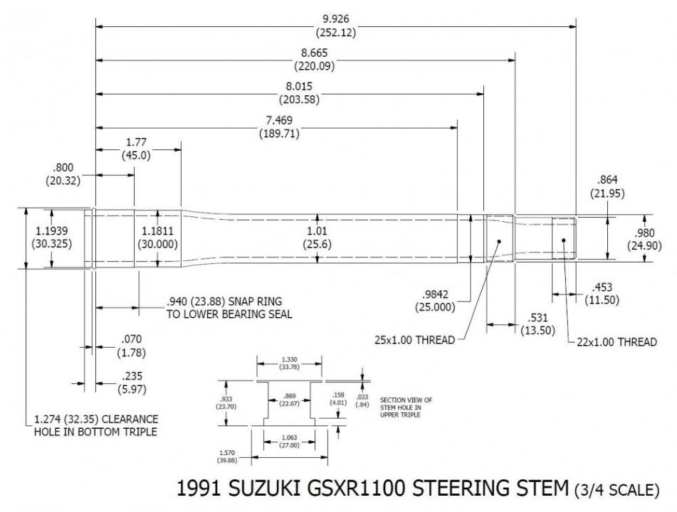 1991 Suzuki GSXR1100 Steering Stem.jpg